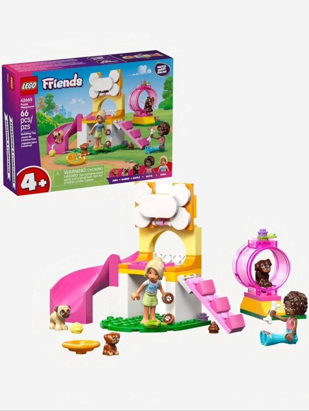 LEGO Friends Puppy Playground Set. NWT Ages 4+ 66 Pcs